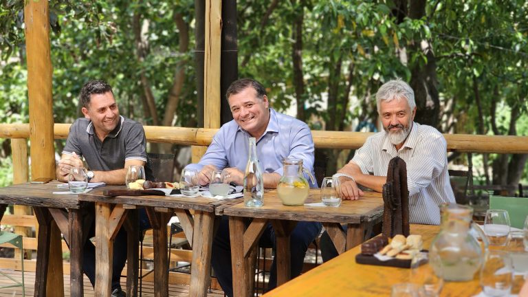 Dario Capitani recorrió el Valle de Traslasierra de cara a la temporada estival