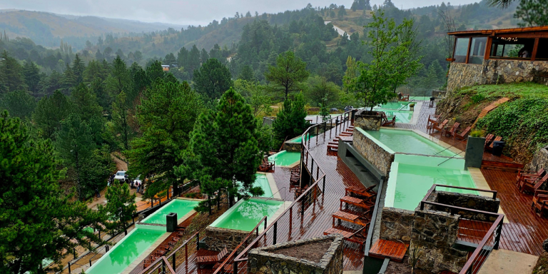 Dario Capitani presente en la inauguración del Spa Termas del Sol