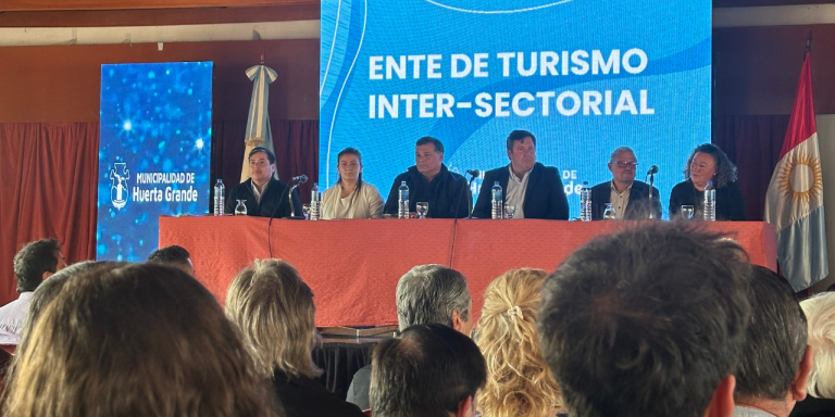 Huerta Grande presentó el Ente Turístico Inter-Sectorial en el marco de una Feria de Turismo