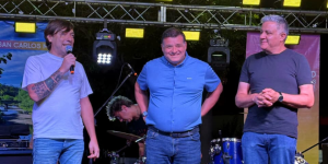 Capitani acompañó los lanzamientos de temporada en Salsacate y San Carlos Minas